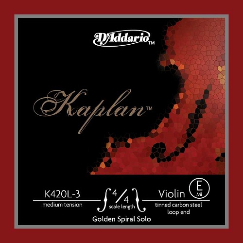D'Addario K420L-3 Kaplan Golden Spiral Solo   E/   . 4/4, . 
